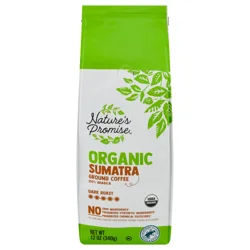 Nature's Promise Organic Sumatra Dark Roast Ground Coffee