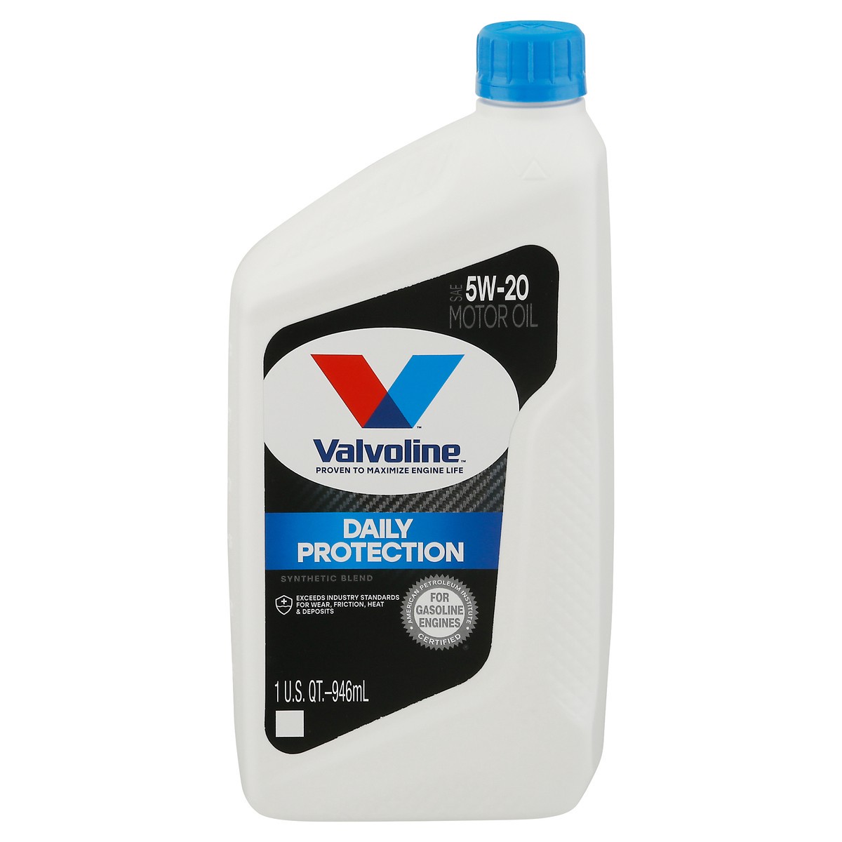 slide 1 of 2, Valvoline SAE 5W-20 Daily Protection Motor Oil 1 qt, 1 qt