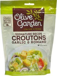Olive Garden Garlic & Romano Croutons 5 oz