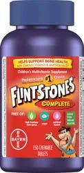 Flintstones Complete Tablets Children's Multivitamin 150 ea Bottle