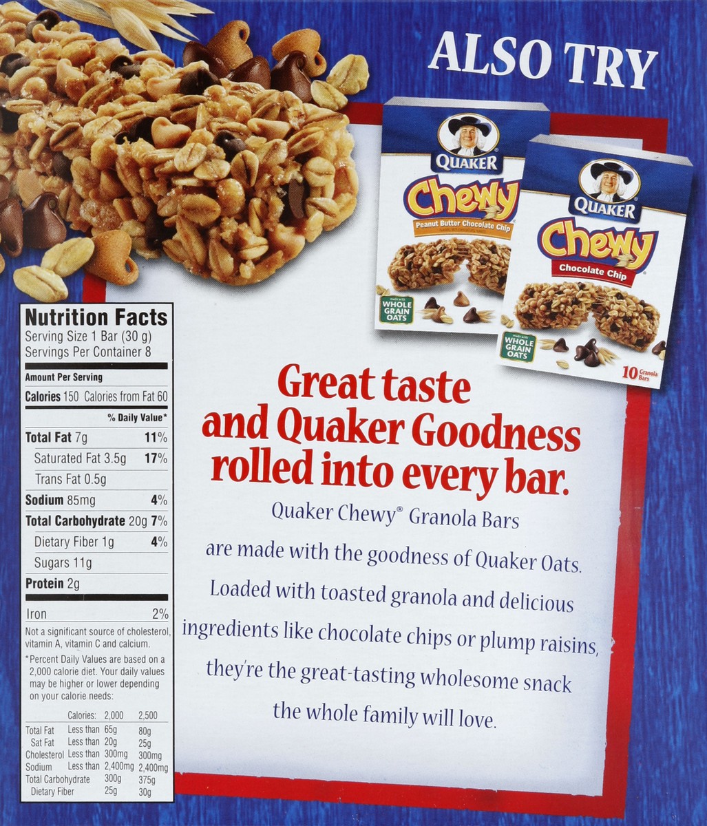 slide 2 of 7, Quaker Granola Bars 8 ea, 8 ct