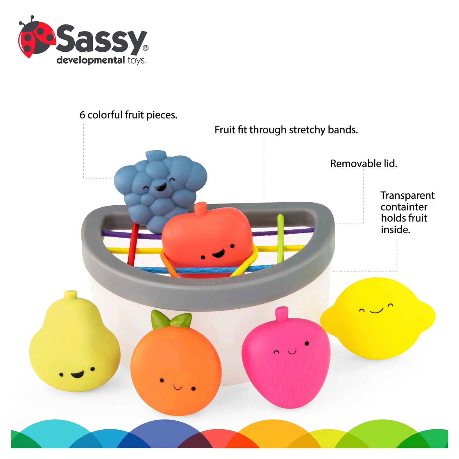 slide 2 of 4, Sassy Fruit Fun Fill & Spill, 1 ct