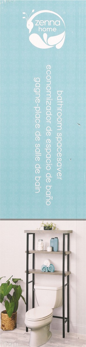 slide 3 of 9, Zenna Home Bathroom Spacesaver 1 ea, 1 ct
