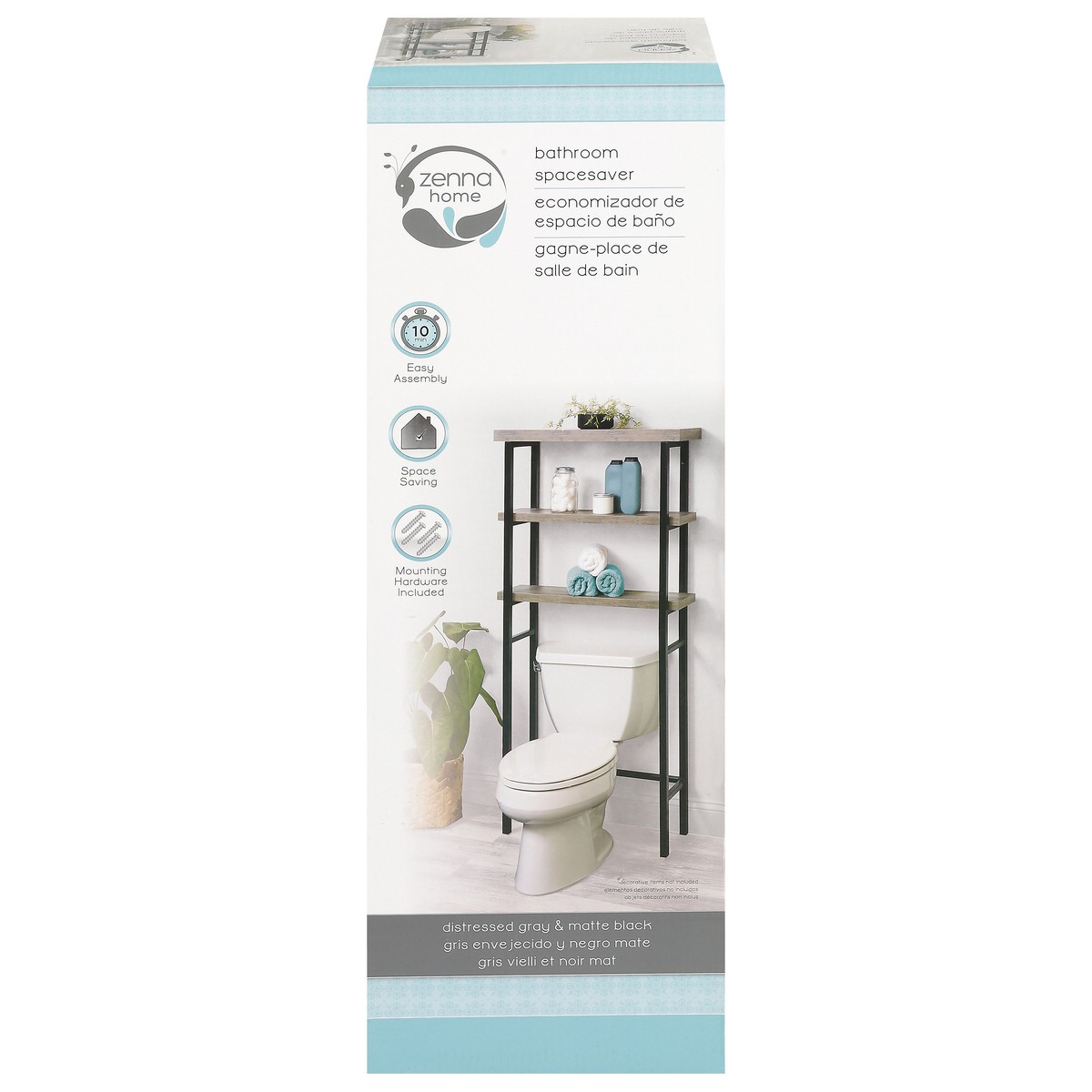 slide 1 of 9, Zenna Home Bathroom Spacesaver 1 ea, 1 ct