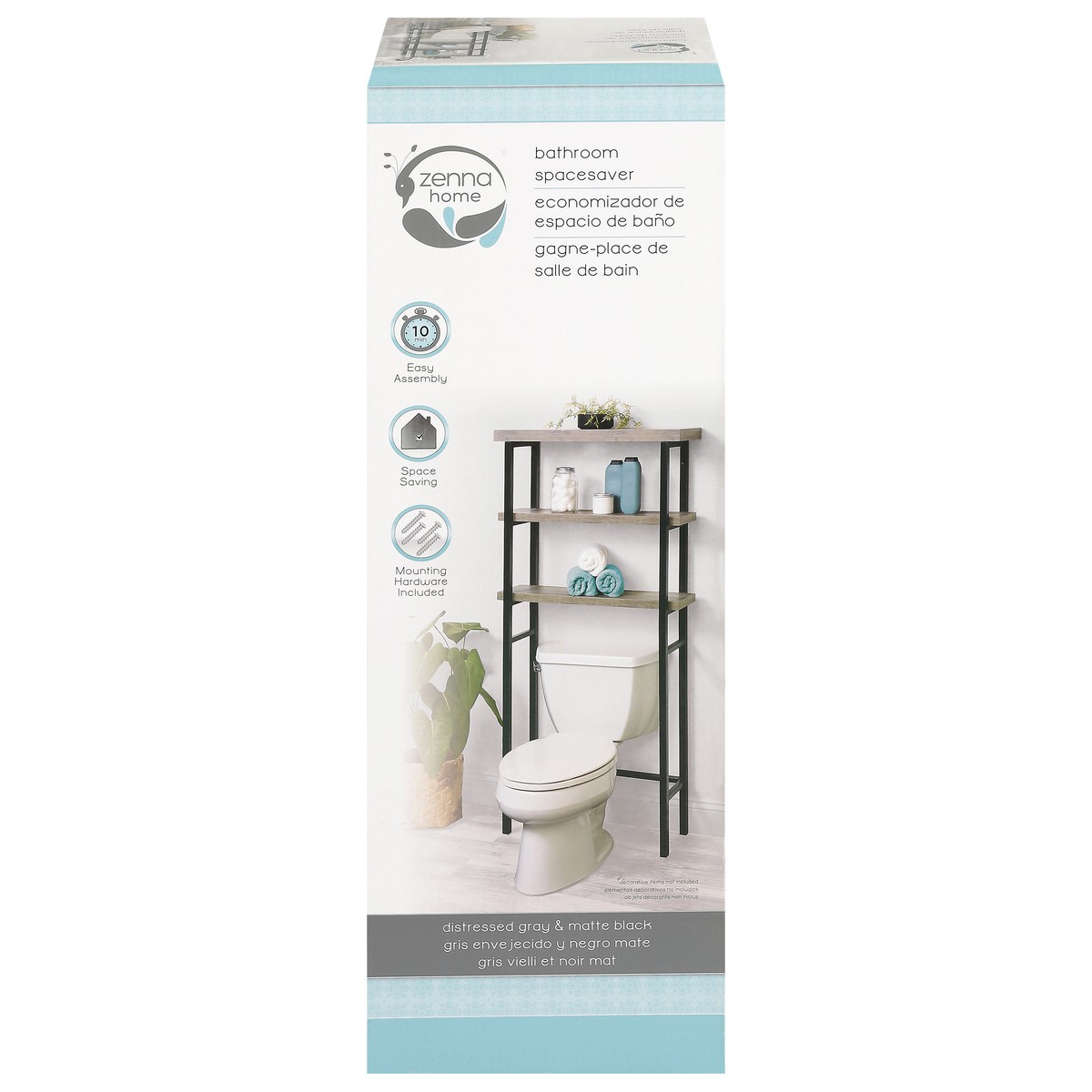 slide 5 of 9, Zenna Home Bathroom Spacesaver 1 ea, 1 ct