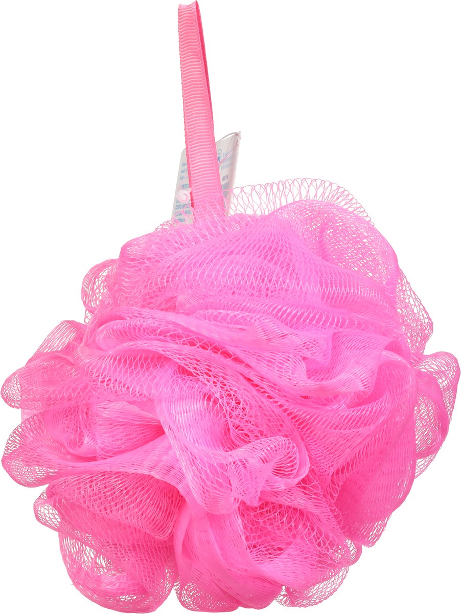 slide 7 of 9, Topcare Sponge Net Neon Pink, 4 ct