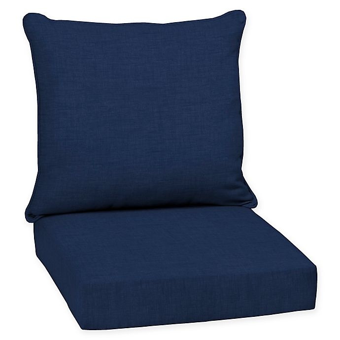 slide 1 of 1, Arden Selections Solid Outdoor Deep Seat Cushions - Sapphire, 1 ct