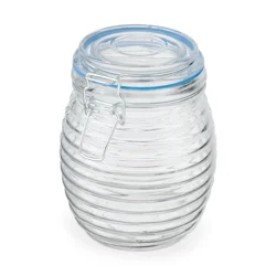 Kamenstein Preserve Clamp Jar Embossed 32oz