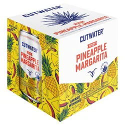 Cutwater Spirits Spicy Pineapple Tequila Margarita 4 Pack, 12 fl oz