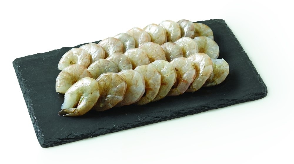 slide 1 of 1, Farm-Raised Frozen White Shrimp 21/25 Per Pound, per lb