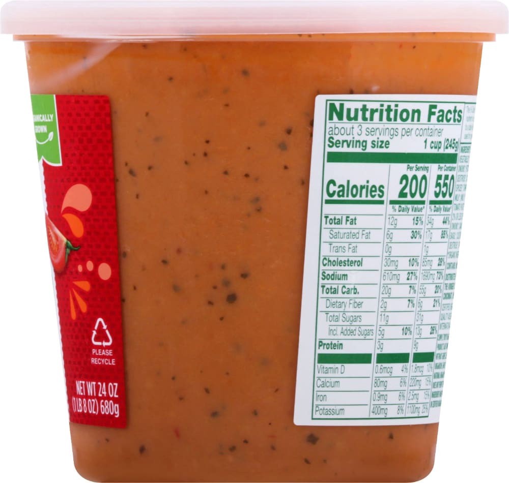 slide 3 of 3, Simple Truth Organic Tomato Bisque Soup, 24 oz