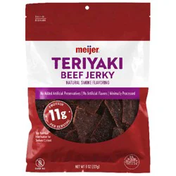 Meijer Teriyaki Beef Jerky