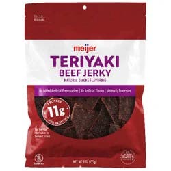 Meijer Teriyaki Beef Jerky