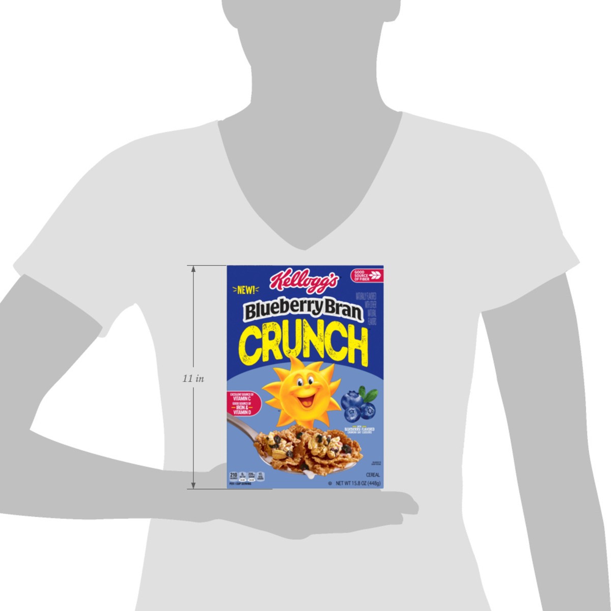 slide 12 of 12, Kelloggs Raisin Bran Blueberry, 15.8 oz