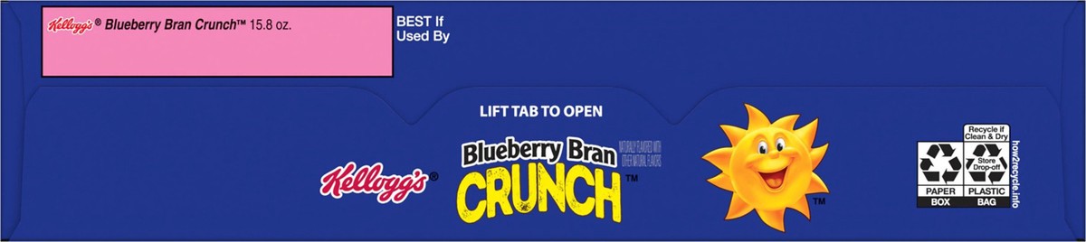 slide 10 of 12, Kelloggs Raisin Bran Blueberry, 15.8 oz