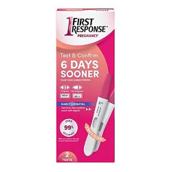 First Response Test Confirm Pregnancy Test 1 Line Test And 1 Digital Test Pack - Each