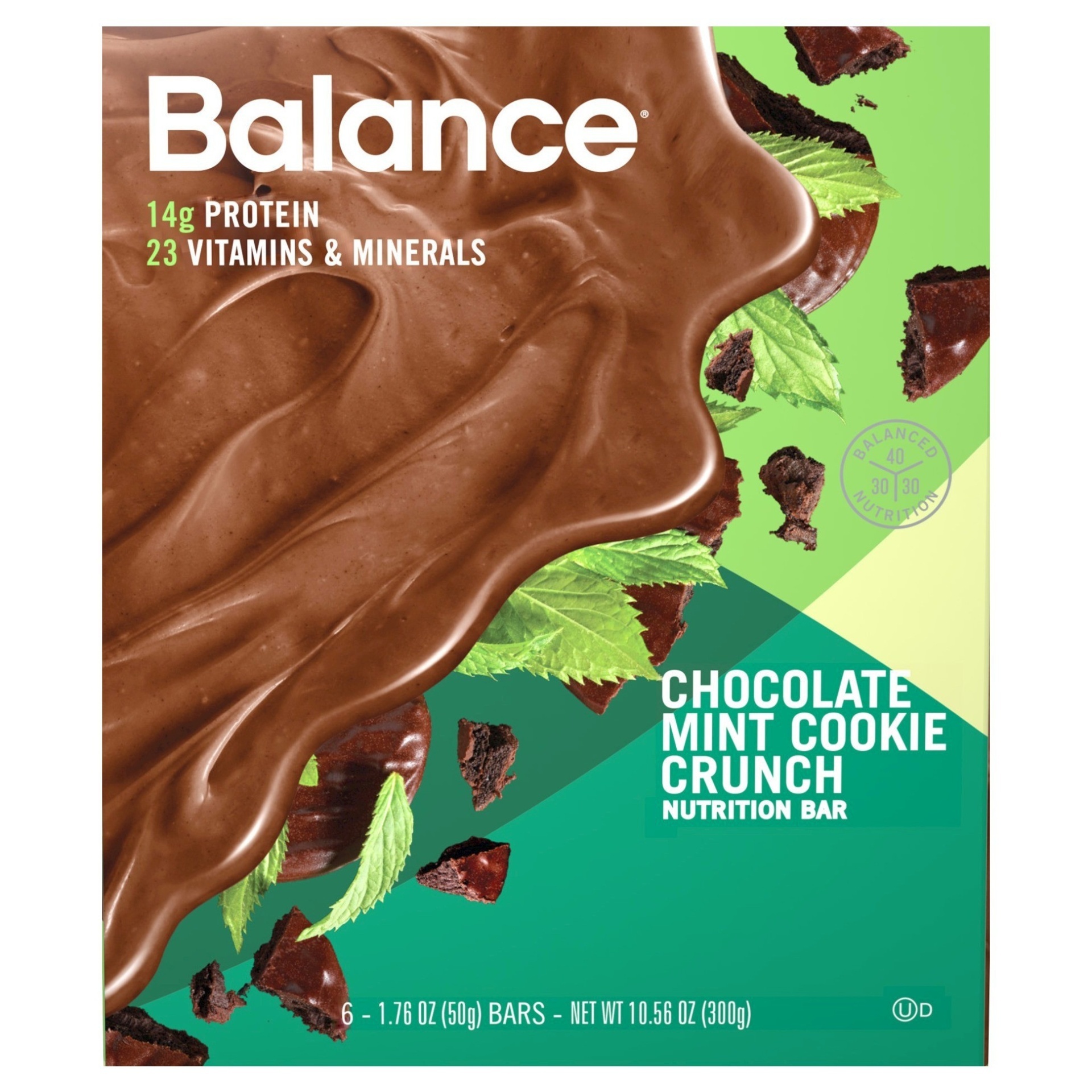 slide 1 of 1, Balance Bar Nutrition Bar - Chocolate Mint Cookie Crunch, 6 ct; 1.76 oz