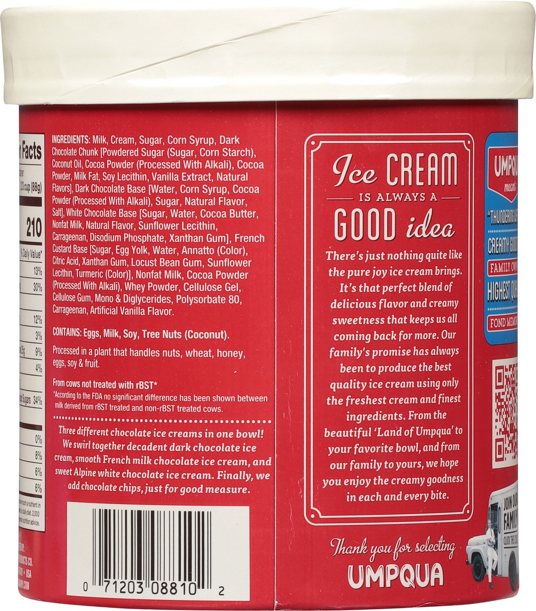 slide 2 of 9, Umpqua Triple Chocolate Ice Cream 1.5 qt, 1.5 qt