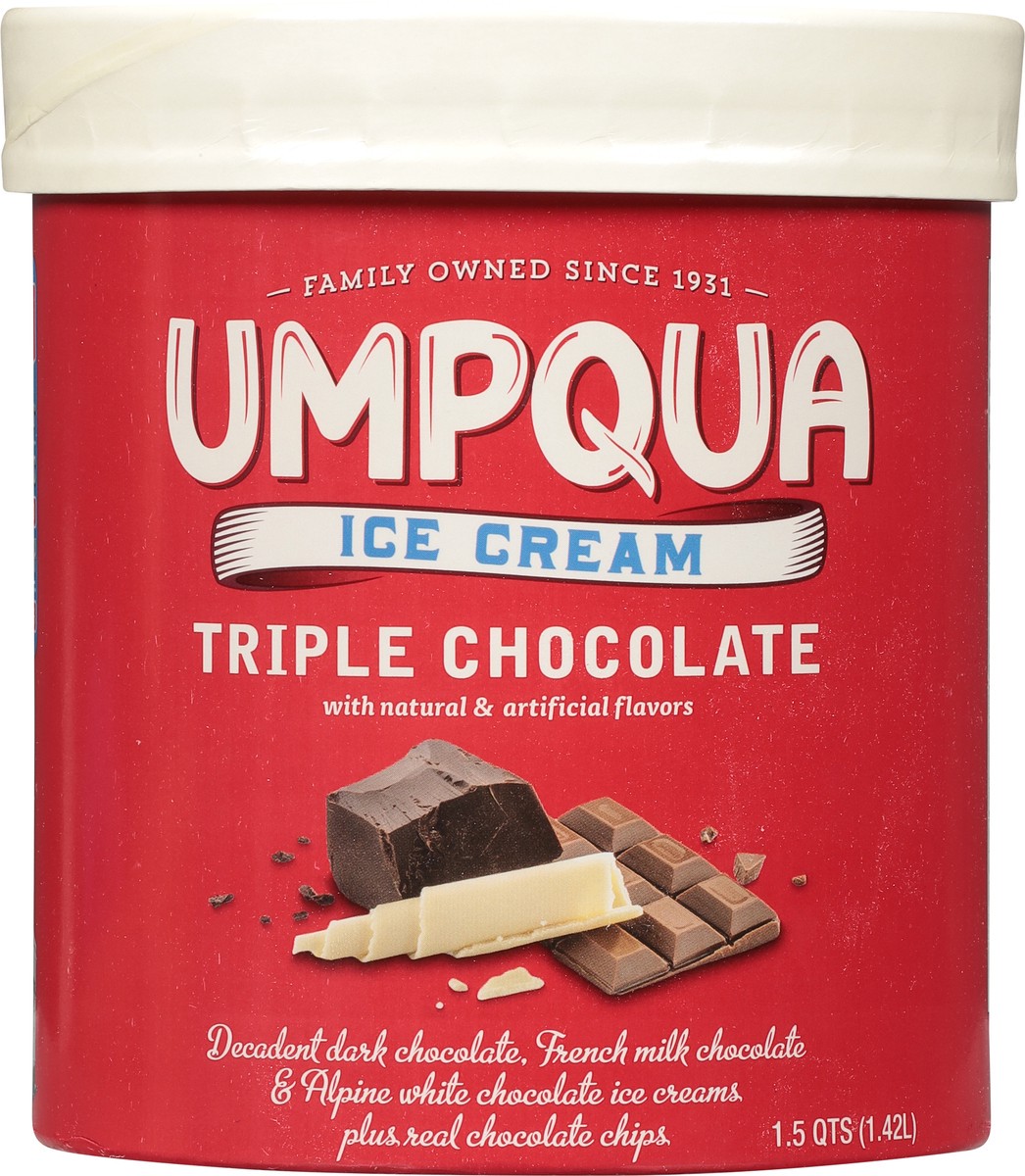 slide 6 of 9, Umpqua Triple Chocolate Ice Cream 1.5 qt, 1.5 qt