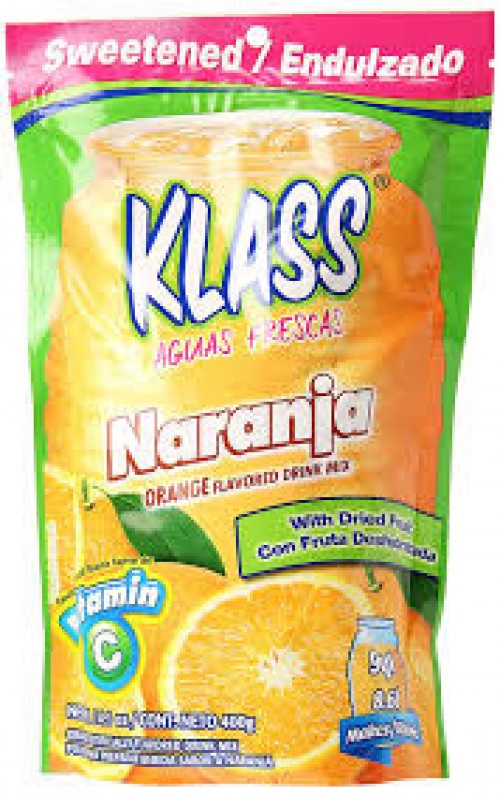 slide 1 of 1, Klass Arbol Frutal Naranja Drink Mix - 14.1 oz, 14.1 oz