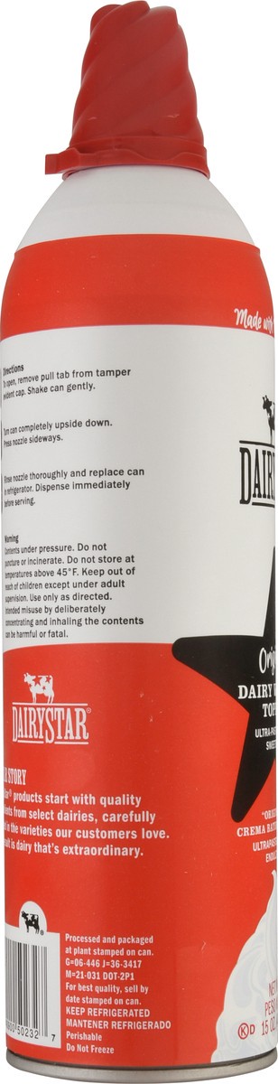 slide 7 of 9, Dairy Star Dairystar Dairy Whipped Topping, Original, 