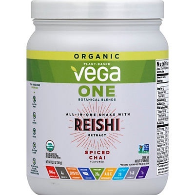 slide 1 of 1, Vega One Botanical Blends Spiced Chai Nutritional Shake Mix with Reishi, 12.7 oz