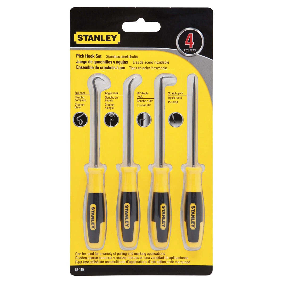 slide 1 of 5, Stanley Pick Hook Set, 4 ct