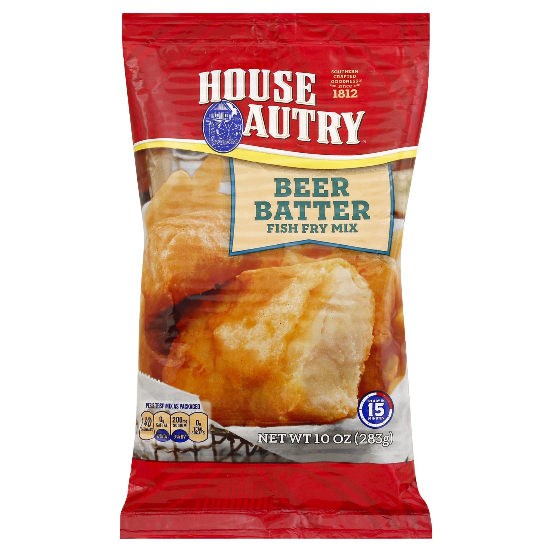 slide 1 of 5, House-Autry Beer Batter Fish Fry Mix, 10 oz