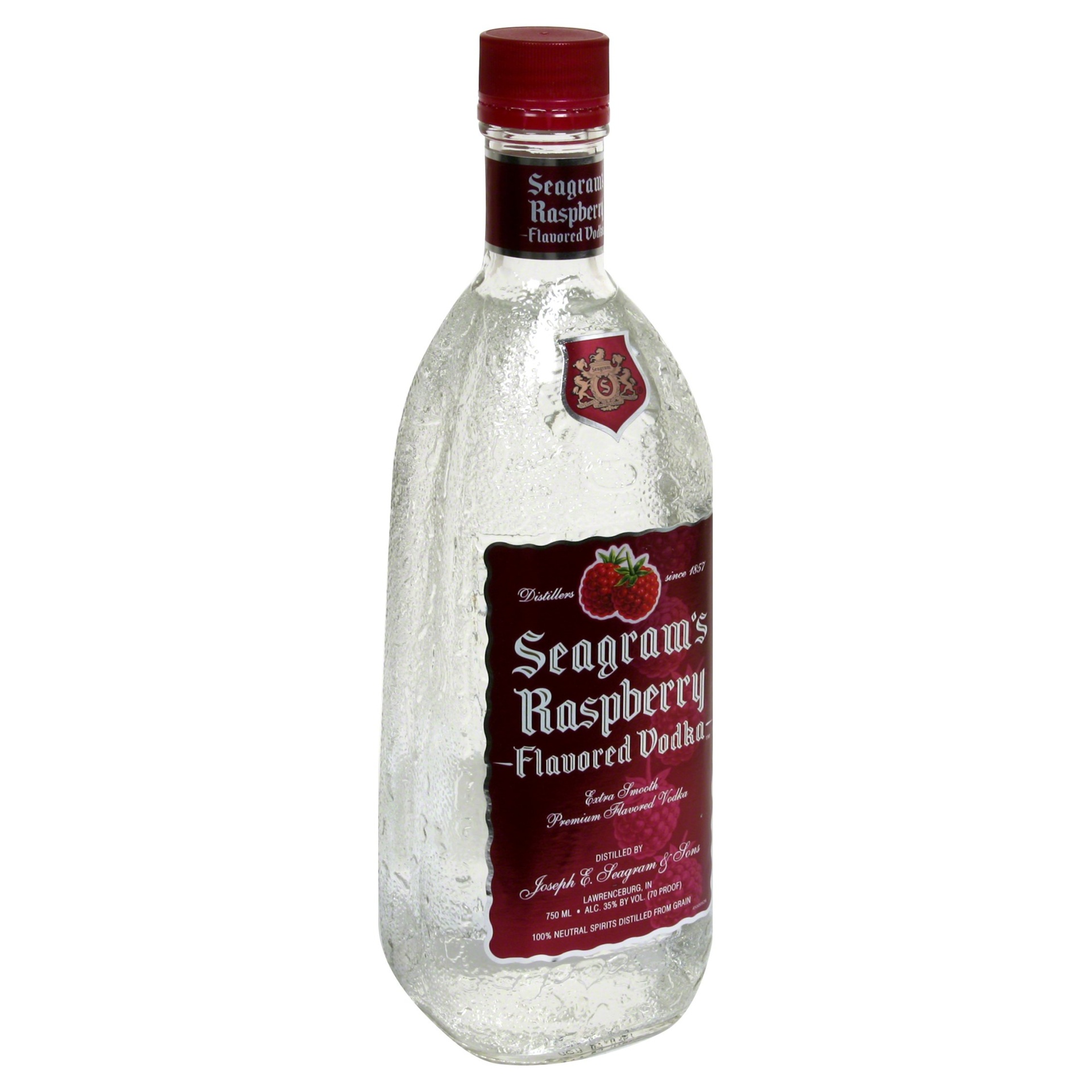 slide 1 of 1, Seagram's Raspberry Vodka, 750 ml