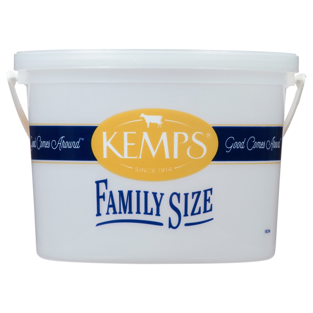 slide 1 of 11, Kemps Chocolate Chip Ice Cream Family Size, 1.03 gal