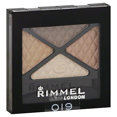 slide 1 of 1, Rimmel London Glam Eyes Quad Eye Shadow Sun Safari 019, 1 ct