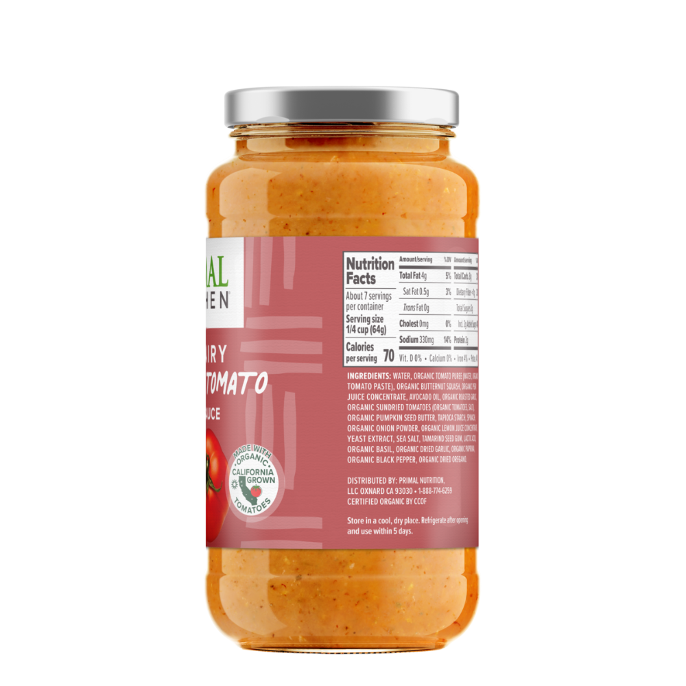 slide 2 of 4, Primal Kitchen No Dairy Sundried Tomato Pasta Sauce 15oz, 15 oz