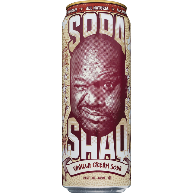 slide 1 of 1, Arizona Soda Shaq Vanilla Cream 23.5Z, 23.5 oz