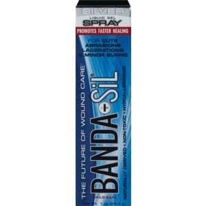 slide 1 of 1, Banda-Sil Banda-Sil Silver Liquid Bandage Spray, 1 oz