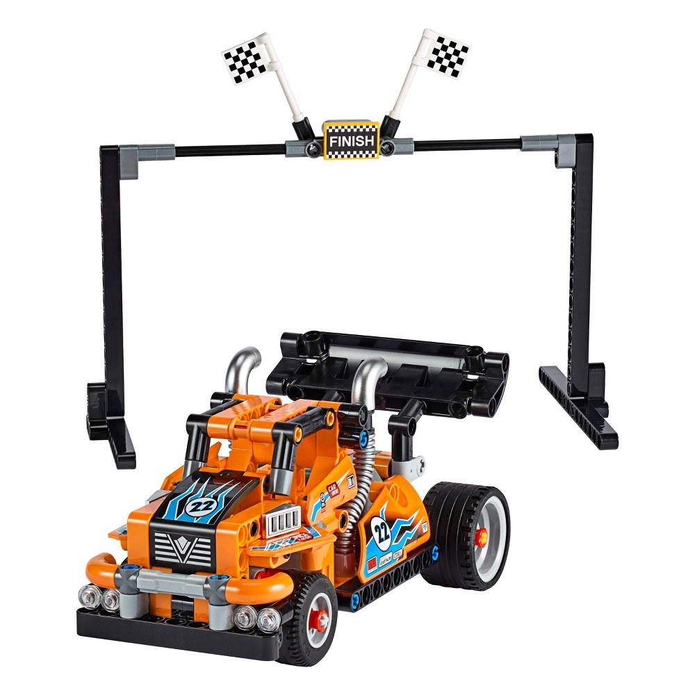 slide 7 of 7, LEGO Technic Race Truck 42104 Pull-Back Model Building Kit, 1 ct