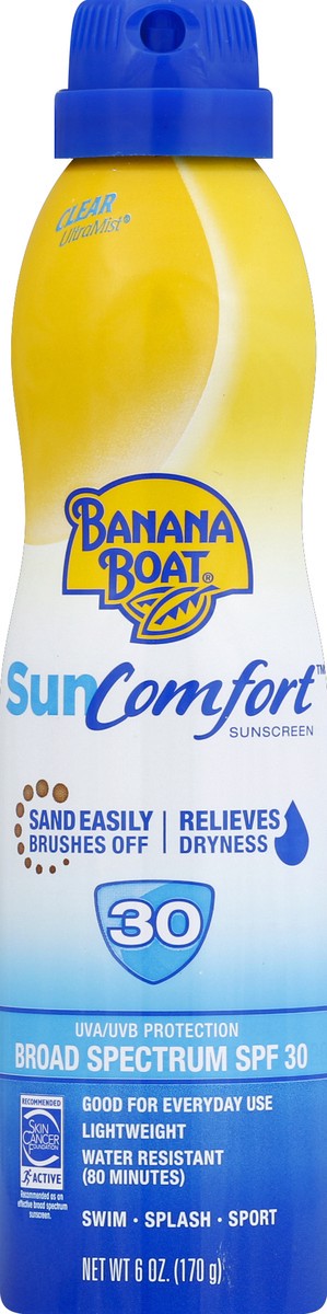 slide 2 of 2, Banana Boat Sun Comfort Spray Sunscreen Spf 30, 1 ct