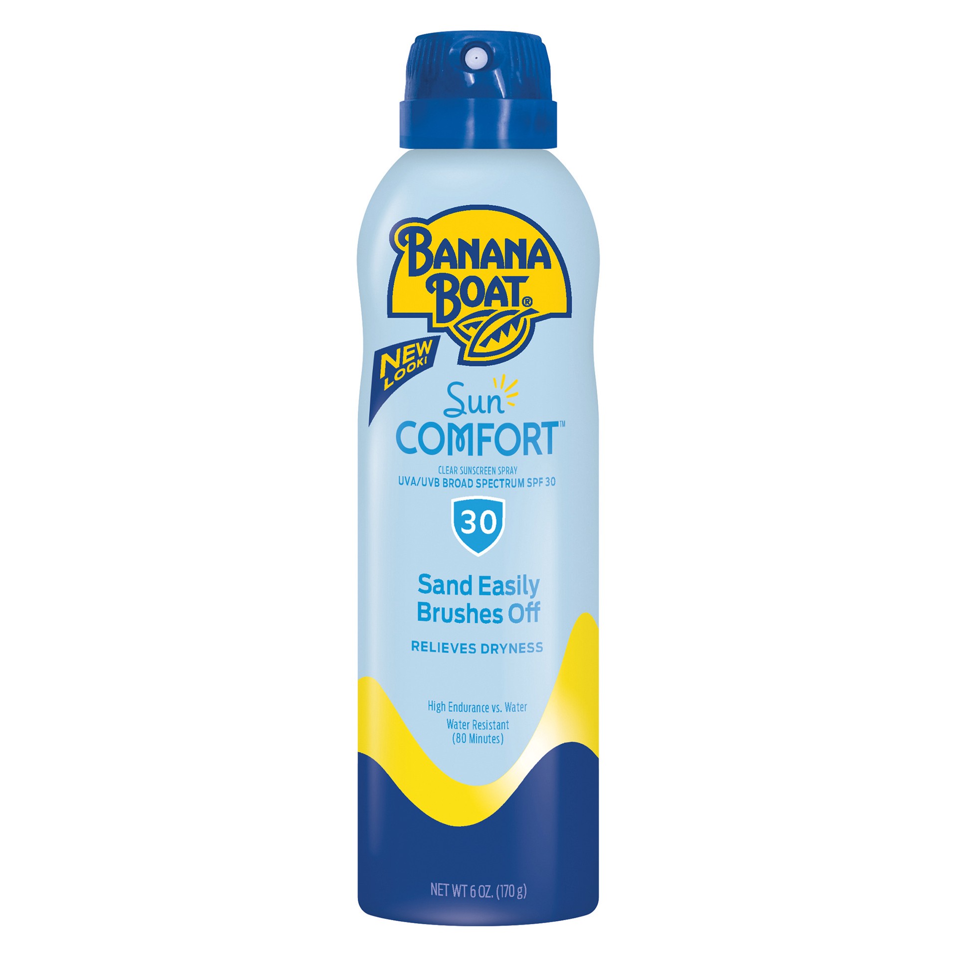 slide 1 of 2, Banana Boat Sun Comfort Spray Sunscreen Spf 30, 1 ct