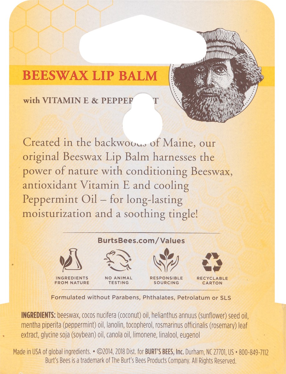 slide 4 of 9, Burt's Bees Beeswax Lip Balm with Vitamin E & Peppermint 0.15 oz, 0.15 oz