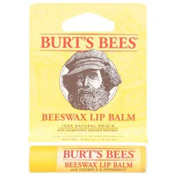 Burt's Bees Beeswax Lip Balm with Vitamin E & Peppermint 0.15 oz