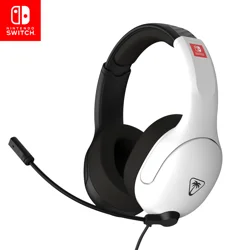 Turtle Beach Airlite Fit Wired Headset (White & Black) for Nintendo Switch