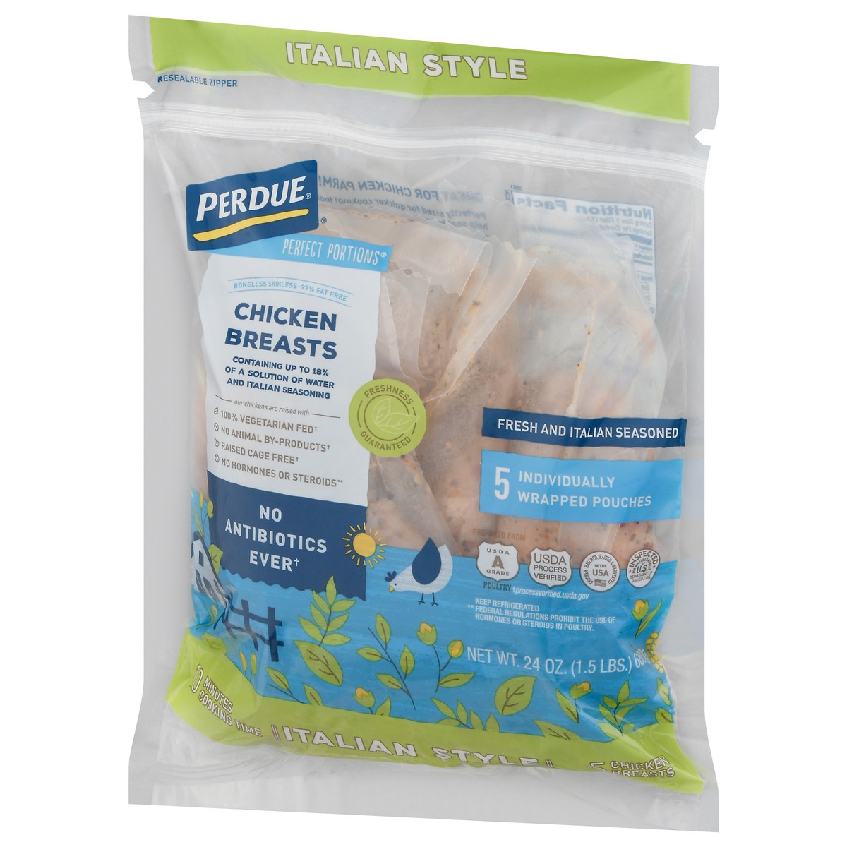 slide 3 of 9, PERDUE Perfect Portions Boneless Skinless Chicken Breasts - 1.5 Lb, 1.5 lb