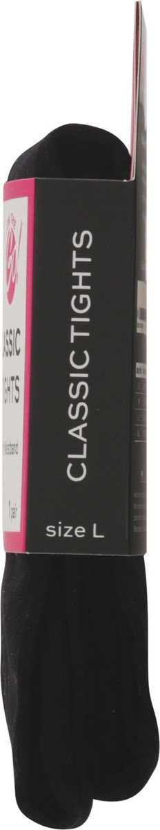 slide 6 of 10, Classic Tights Black Large 1 Count, 1 ct