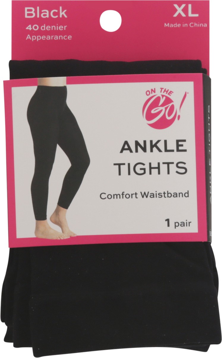 slide 7 of 10, Ankle Tights Black Xlarge 1 Count, 1 ct