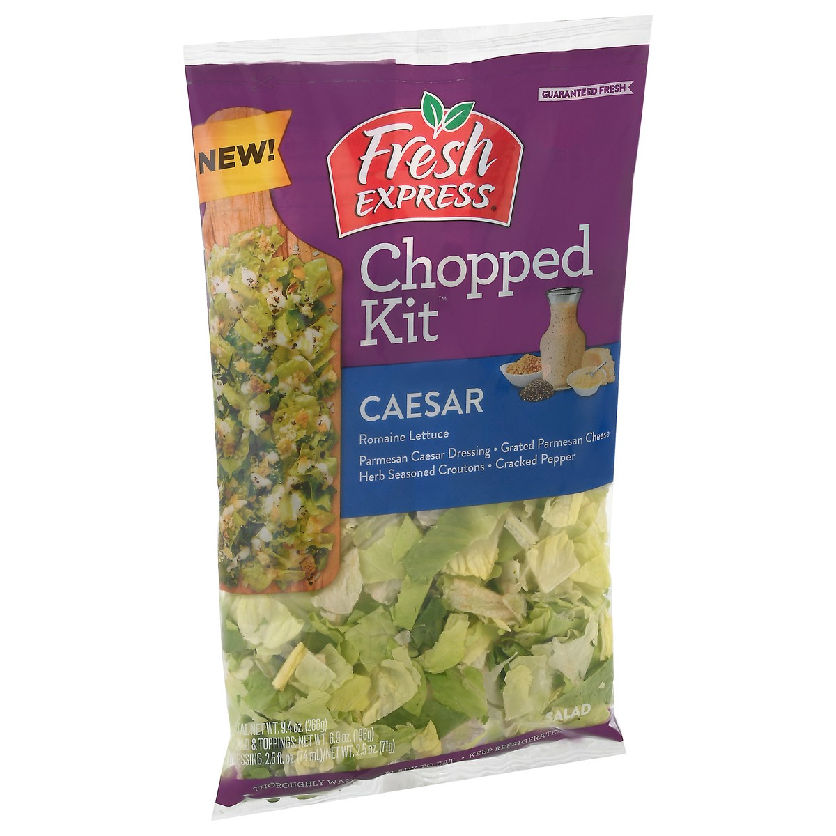 slide 7 of 9, Fresh Express Caesar Chopped Salad Kit, 9.9 oz