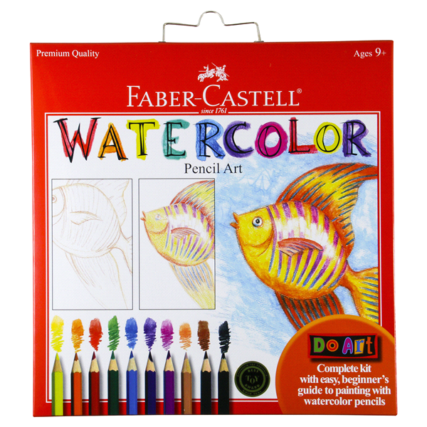 slide 1 of 7, Faber-Castell Watercolor Pencil Art Kit, 1 ct
