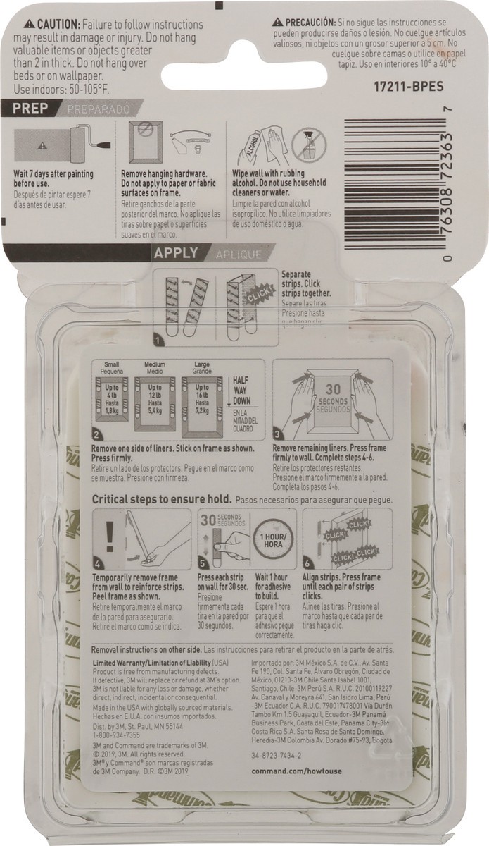 slide 2 of 9, Command Picture Hanging Strips Large Big Pack 18 ea, 18 ct