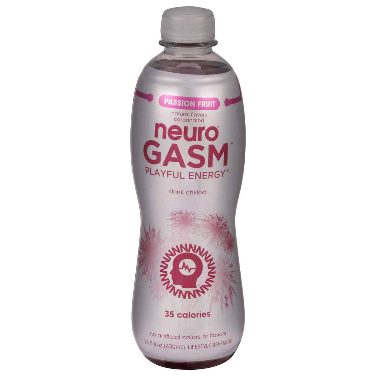 slide 1 of 4, Neuro Gasm Playful Energy Passion Fruit Lifestyle Beverage 14.5 fl oz, 14.5 fl oz