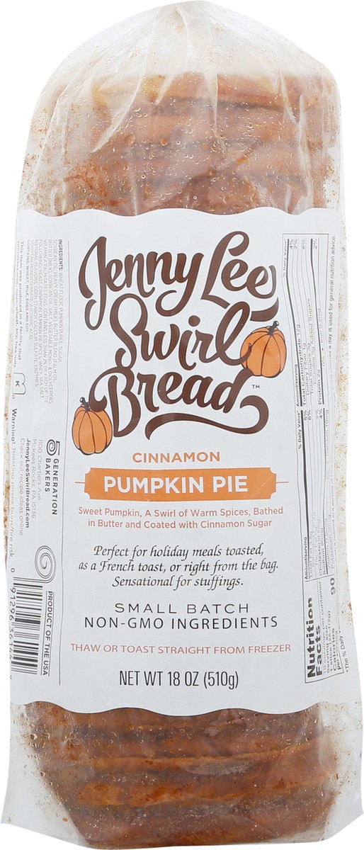 slide 9 of 12, Jenny Lee Swirl Bread Cinnamon Pumpkin Pie 18 oz, 18 oz