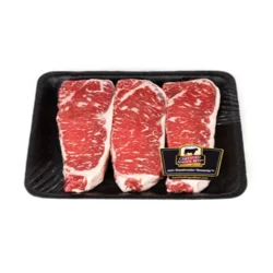 Choice Natural Boneless New York Strip Value Pack