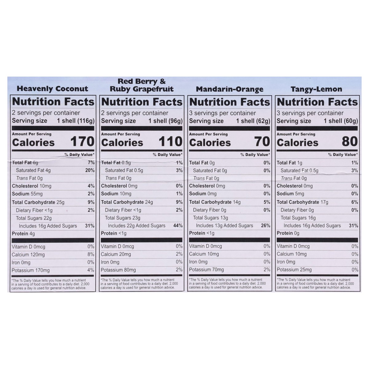 slide 6 of 13, Island Way Sorbet 10 Ct Assorted 4 Flavor - Touch of Cream "Ruby"(Mandarin Orange, Tangy Lemon, Heavenly Coconut, Red Berry & Ruby GF), 10 ct